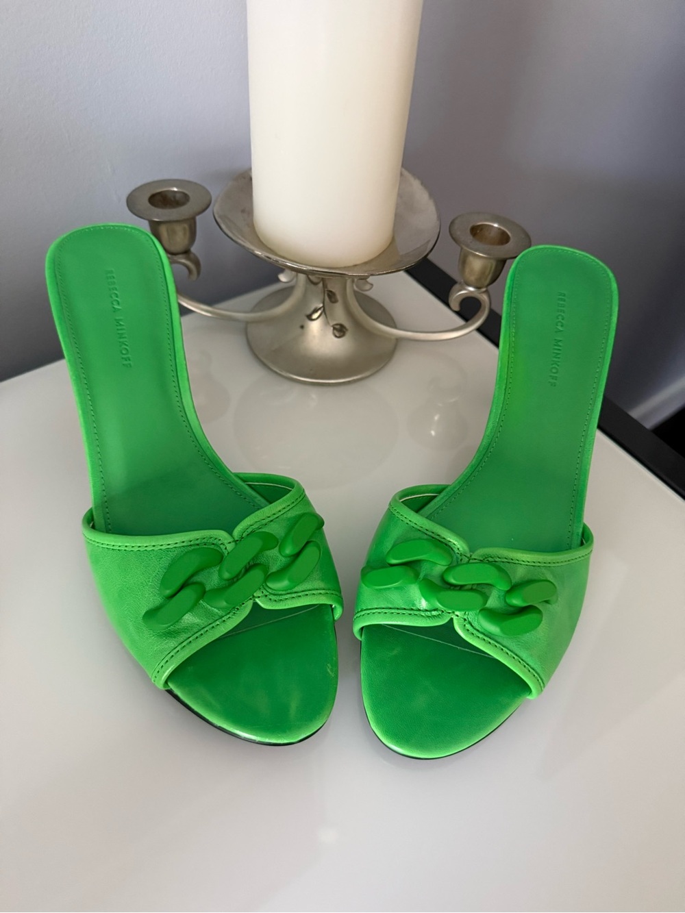 Rebecca Minkoff “Curb Mule” Kitten Heel - size 8.5/9